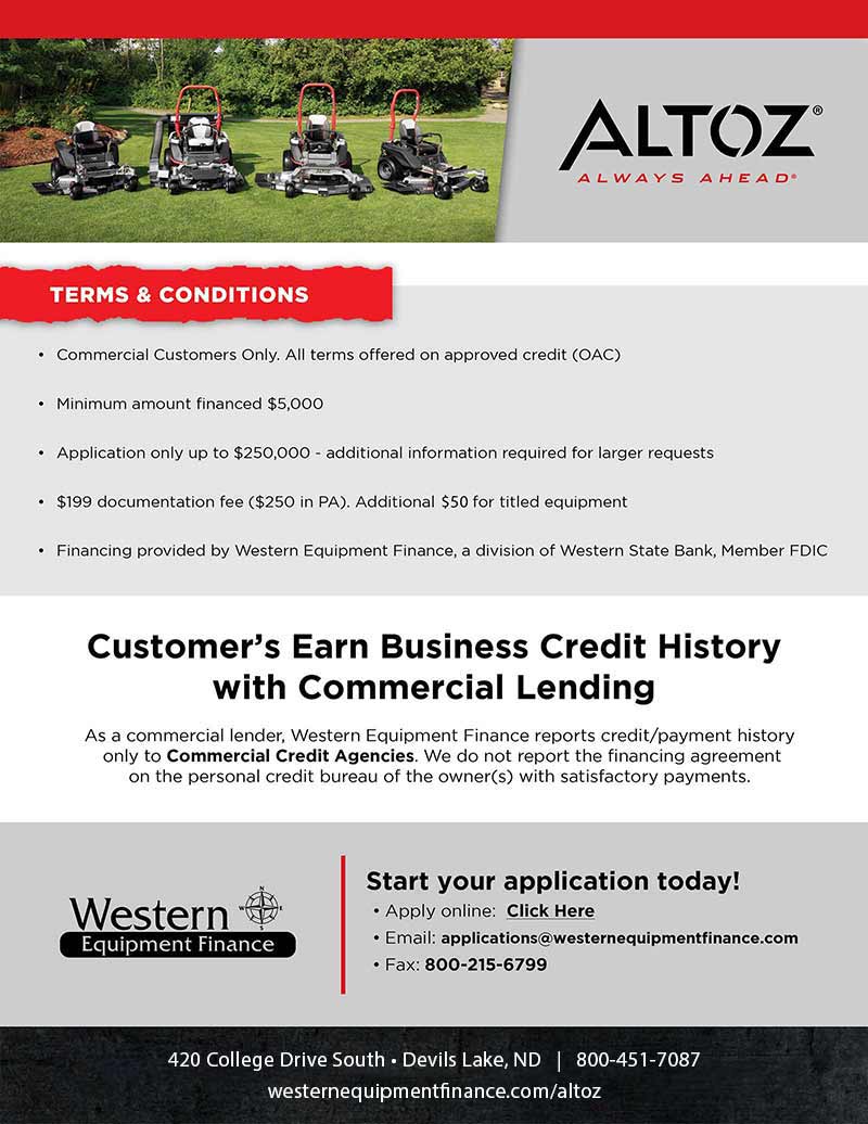Apply Today with Western Equipment Finance!